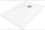 Mexen Stone+ cădiță rectangulară compozit 110 x 70 cm, albă, capac auriu - 44107011-G (44107011-G)