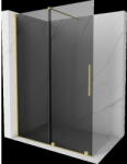 Mexen Velar perete de duș glisant Walk-in 130 x 200 cm, grafit 8 mm, auriu periat - 871-130-000-43-55 (871-130-000-43-55)