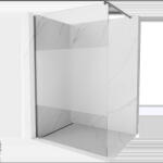 Mexen Kioto panou de duș Walk-in 110 x 200 cm, transparent/frosted 8 mm, metal pistol - 800-110-101-95-35 (800-110-101-95-35)