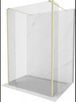 Mexen Kioto perete de duș independent 155 x 30 x 30 cm, transparent, auriu periat - 800-155-030-222-55-00-030 (800-155-030-222-55-00-030)