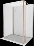 Mexen Kioto perete de duș Walk-in 120 x 100 x 40 cm, transparent, cupru periat - 800-120-100-221-65-00-040 (800-120-100-221-65-00-040)