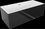 Mexen Vigo cadă de baie freestanding 178, 5 x 80 cm, alb/negru, preaplin auriu - 51251788075-50 (51251788075-50)