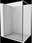 Mexen Kioto perete de duș Walk-in 120 x 200 cm, cadru negru 8 mm, cupru periat - 800-120-101-65-70 (800-120-101-65-70)