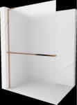 Mexen Kioto+ L perete de duș cu raft Walk-in 90 x 200 cm, mat, aur roz - 800-090-123-60-30 (800-090-123-60-30)