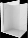 Mexen Kioto L perete duș Walk-in 90 x 200 cm, dungi, nichel periat - 800-090-103-97-09 (800-090-103-97-09)