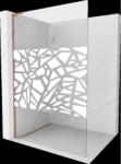 Mexen Kioto L perete de duș Walk-in 90 x 200 cm, model alb, aur roz - 800-090-103-60-85 (800-090-103-60-85)