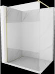 Mexen Kioto perete de duș Walk-in 70 x 200 cm, transparent/înghețat 8 mm, auriu periat - 800-070-101-55-35 (800-070-101-55-35)