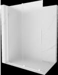 Mexen Velar perete de duș glisant Walk-in 160 x 200 cm, sticlă mată 8 mm, alb - 871-160-000-33-20 (871-160-000-33-20)