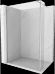 Mexen Kioto perete de duș Walk-in 160 x 40 cm, transparent, nichel periat - 800-160-212-97-00-040 (800-160-212-97-00-040)