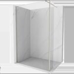 Mexen Kioto perete de duș Walk-in 95 x 30 cm, transparent, nichel periat - 800-095-212-97-00-030 (800-095-212-97-00-030)