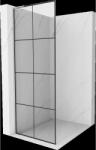 Mexen Kioto L panou de duș Walk-in 90 x 200 cm, grilaj negru, nichel periat - 800-090-103-97-77 (800-090-103-97-77)