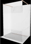 Mexen Kioto perete de duș freestanding 140 x 200 cm, transparent/mat 8 mm, cupru periat - 800-140-002-65-35 (800-140-002-65-35)