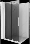 Mexen Velar perete de duș extensibil Walk-in 90 x 200 cm, grafit 8 mm, alb - 871-090-000-43-20 (871-090-000-43-20)