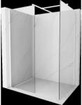 Mexen Kioto cabina de duș Walk-in 105 x 80 cm, transparentă, albă - 800-105-202-20-00-080 (800-105-202-20-00-080)