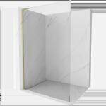 Mexen Kioto L perete de duș Walk-in 95 x 200 cm, transparent, auriu periat - 800-095-103-55-00 (800-095-103-55-00)