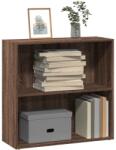 vidaXL barna tölgy színű szerelt fa könyvespolc 80 x 30 x 77 cm (857928)