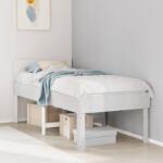 vidaXL fehér tömör fenyő ágykeret matrac nélkül 80 x 200 cm (855748)