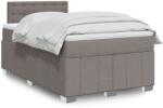 vidaXL tópszínű szövet rugós ágy matraccal 120 x 190 cm (3287025)