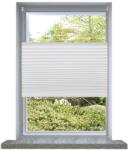 vidaXL Plisse Roló 80 x 125 cm Fehér Redős Roló (240602)