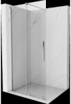 Mexen Velar áttetsző, 110 x 200 cm-es, tolható walk-in zuhanyfal, 8 mm, króm - 871-110-000-03-01 (871-110-000-03-01)