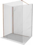 Mexen Kioto zuhanyzófal Walk-in 130 x 100 cm, átlátszó, rózsaarany - 800-130-212-60-00-100 (800-130-212-60-00-100)