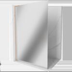 Mexen Kioto L zuhanyfal Walk-in 100 x 200 cm, tükör, csiszolt réz - 800-100-103-65-50 (800-100-103-65-50)