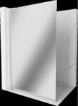 Mexen Kioto L fal zuhanyzófal Walk-in 110 x 200 cm, tükör, fehér - 800-110-103-20-50 (800-110-103-20-50)