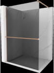 Mexen Kioto+ zuhanyfal polccal Walk-in 90 x 200 cm, grafit, csiszolt réz - 800-090-121-65-40 (800-090-121-65-40)