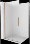 Mexen Velar mozgatható Walk-in zuhanyfal 85 x 200 cm, matt üveg 8 mm, csiszolt réz - 871-085-000-33-65 (871-085-000-33-65)