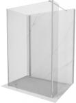 Mexen Kioto Walk-in zuhanyfal 100 x 80 x 30 cm, átlátszó, króm - 800-100-080-221-01-00-030 (800-100-080-221-01-00-030)