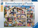 Ravensburger - Gelini - Zselémanók a Babaházban 5000 darabos kirakó (17434)