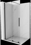 Mexen Velar kihúzható zuhanyfal 75 x 200 cm, áttetsző 8 mm, fekete - 871-075-000-03-70 (871-075-000-03-70)