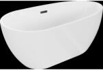 Mexen Eos szabadon álló kád 170 x 75 cm, fehér, fekete lefolyó - 52471707500-70 (52471707500-70)