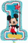 Disney Mickey Blue Első születésnap fólia lufi 71 cm (DPA3434301)