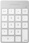 Satechi Vezeték nélküli numerikus funkció billentyűzet, Bluetooth, ezüst (ST-XLABKS) (ST-XLABKS)
