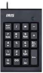 Iris B-15 USB fekete numerikus billentyűzet (B-15) - nyomtassingyen