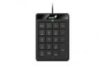 Genius Numpad 110 Slim USB membrán numerikus billentyűzet fekete (31300016400) (31300016400)
