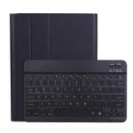 Apple iPad 10.2 2020, Pro 10.5 2017, Air 3, 10.2 2021 érintőpanel nélküli bluetooth billentyűzetes (spanyol kiosztás) kemény borítós fliptok, apple pen kivágással és háttérvilágítással, fekete