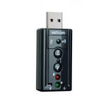 Astrum SC080 USB 2.0 külső sztereo 3D hangkártya 7.1 csatornás