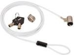 LINDY Peripheral And Notebook Security Cable - Barrel Key Lock alb (20912) Securitate laptop
