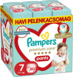 Pampers Premium Care Pants 7 17+ kg 80 db