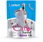 Cat Sand Nisip pentru pisici Lavandă Silicone Cat Litter 3, 8 l