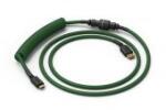 GLORIOUS Coiled Cable Forest Green - USB-C Spirálkábel - Zöld GLO-CBL-COIL-FG