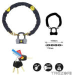  YCL3 nagybiztonságú lánc és lakat kombináció (ycl3)