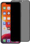 Apple 11/XR Privacy kijelzővédő üvegfólia fekete