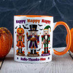 Deconline Customs Őszi mintás bögre ""Hallo-Thanks-Mas" Narancssárga (DO126178-7-ORANGE-MUG)