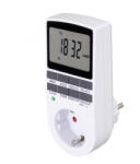 Somogyi Elektronic Home TD 011 digitális beltéri időzítő óra, napi 10 program, 15 féle napkombinációban, heti ismétlés, beépített memóriavédelem, 250 V, 3680 W (TD_011)
