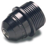 Famatel S. A Műanyag csillárfoglalat E-27 fekete, galléros, 163, Famatel S. A (163)