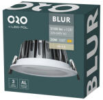 spectrumLED ORO BLUR LED 20W NW-W Süllyesztett lámpatest, ORO21034 SpectrumLED (ORO21034)