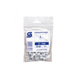 Somogyi Elektronic Home CHR 6 kábelbilincs szöggel, 6mm, 50 db, kerek vezetékhez, CHR_6 (CHR_6)